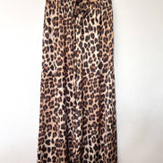 Wide Animal Print Pants