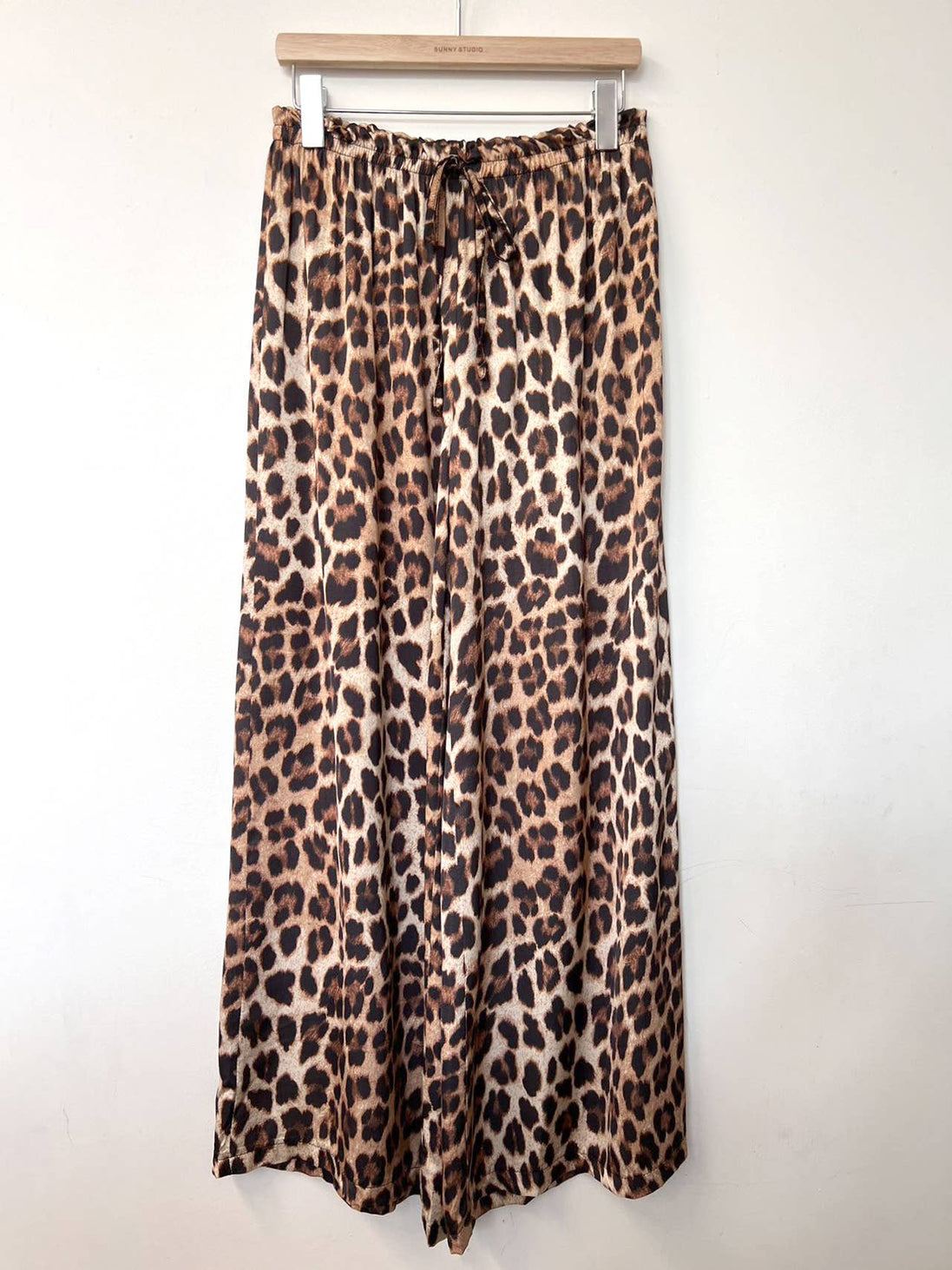 Wide Animal Print Pants