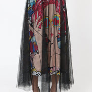Pop Art Patterned Skirt