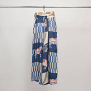 Equestrian Scarf Print Pants