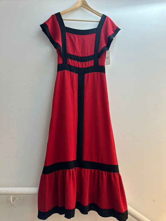 Bicolor Long Dress