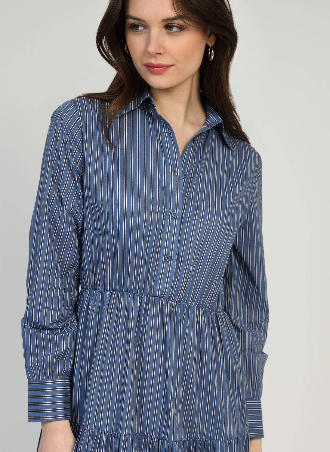 Indigo Blois Long Dress