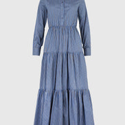Indigo Blois Long Dress