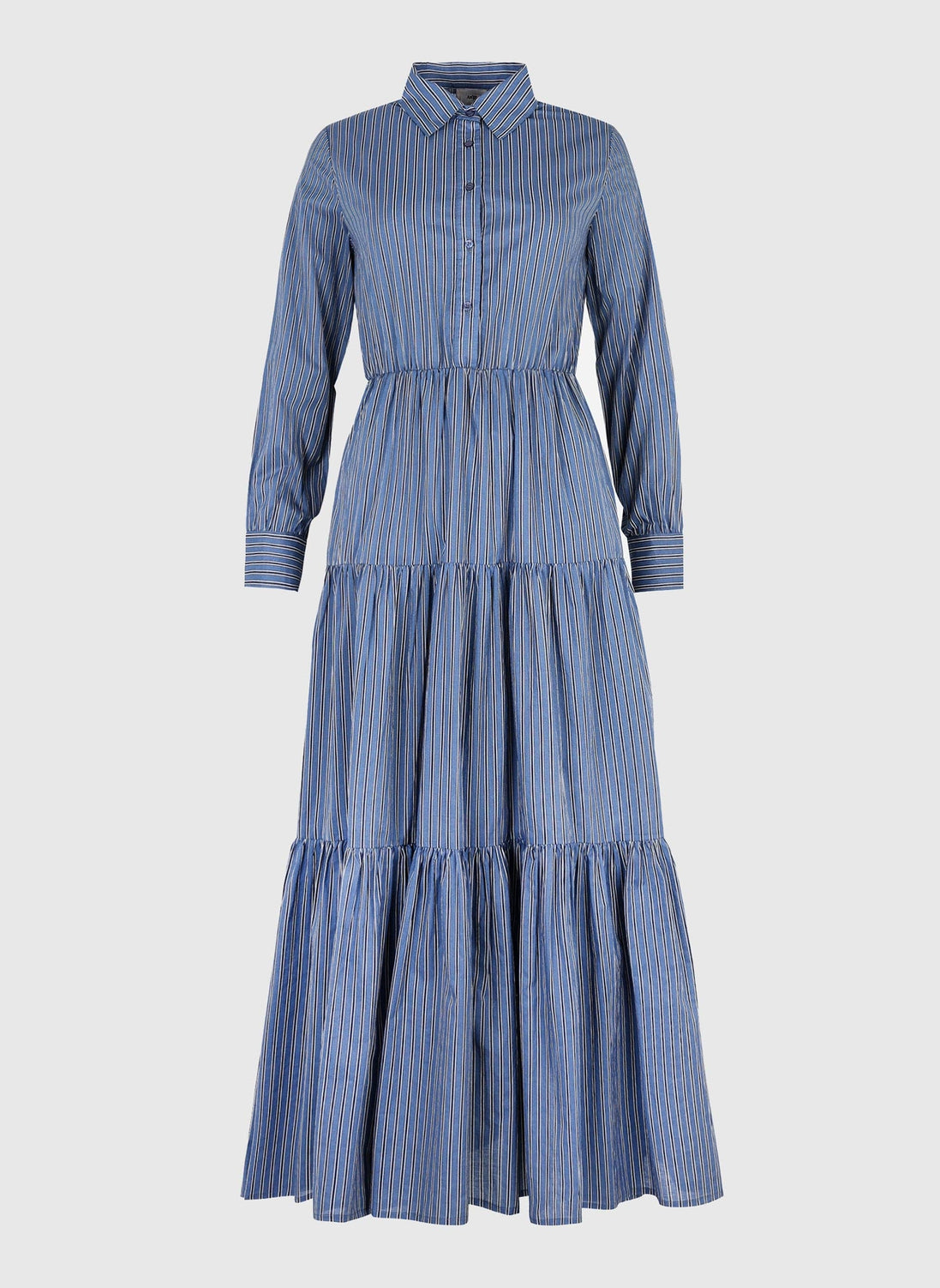 Indigo Blois Long Dress