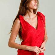 Strappy Top with Bow