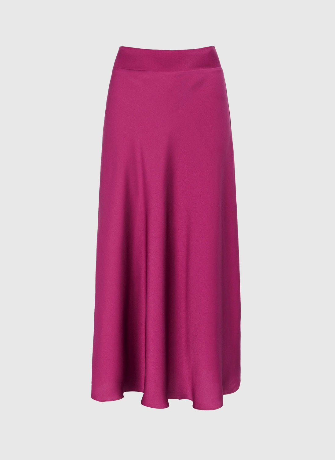 Satin Midi Skirt