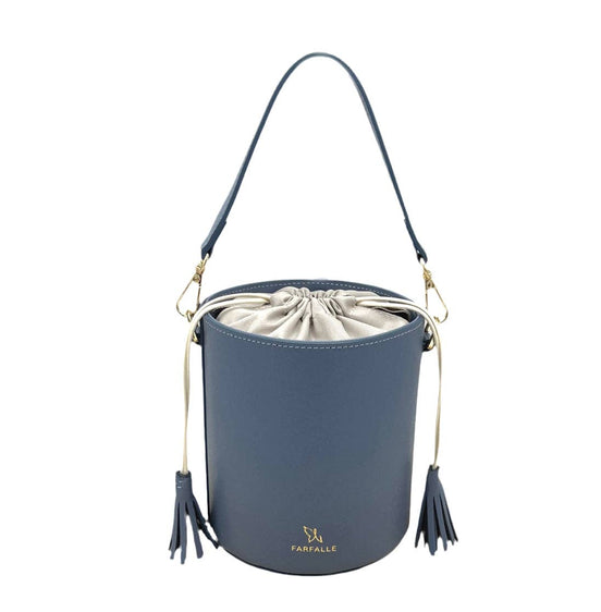 Genuine Leather Bucket Bag