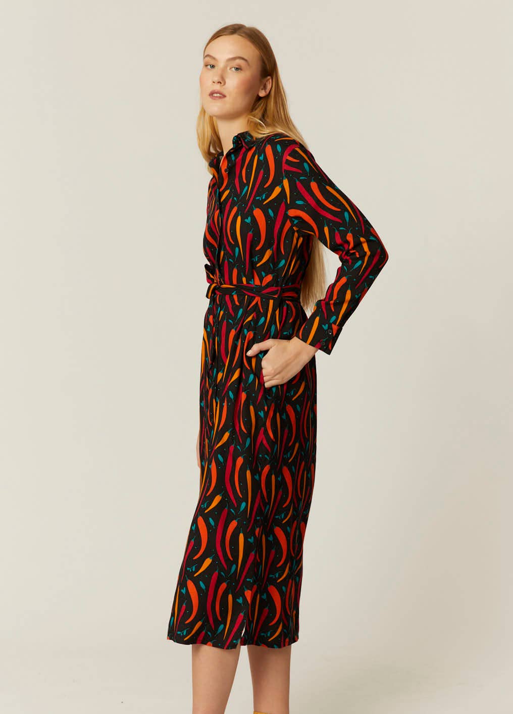 Long Hot Chilly Dress