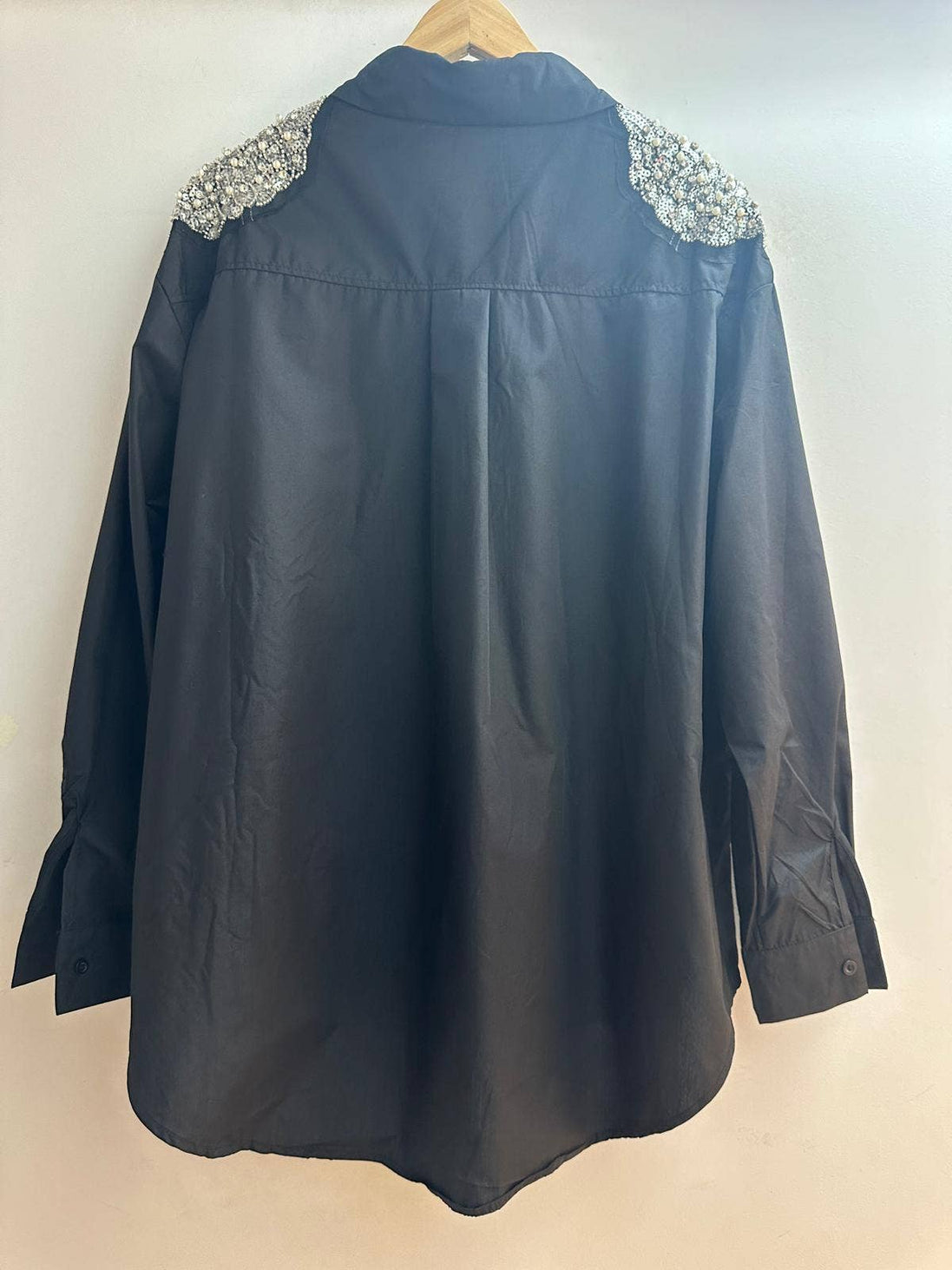 Shirt with Wings and Pearls