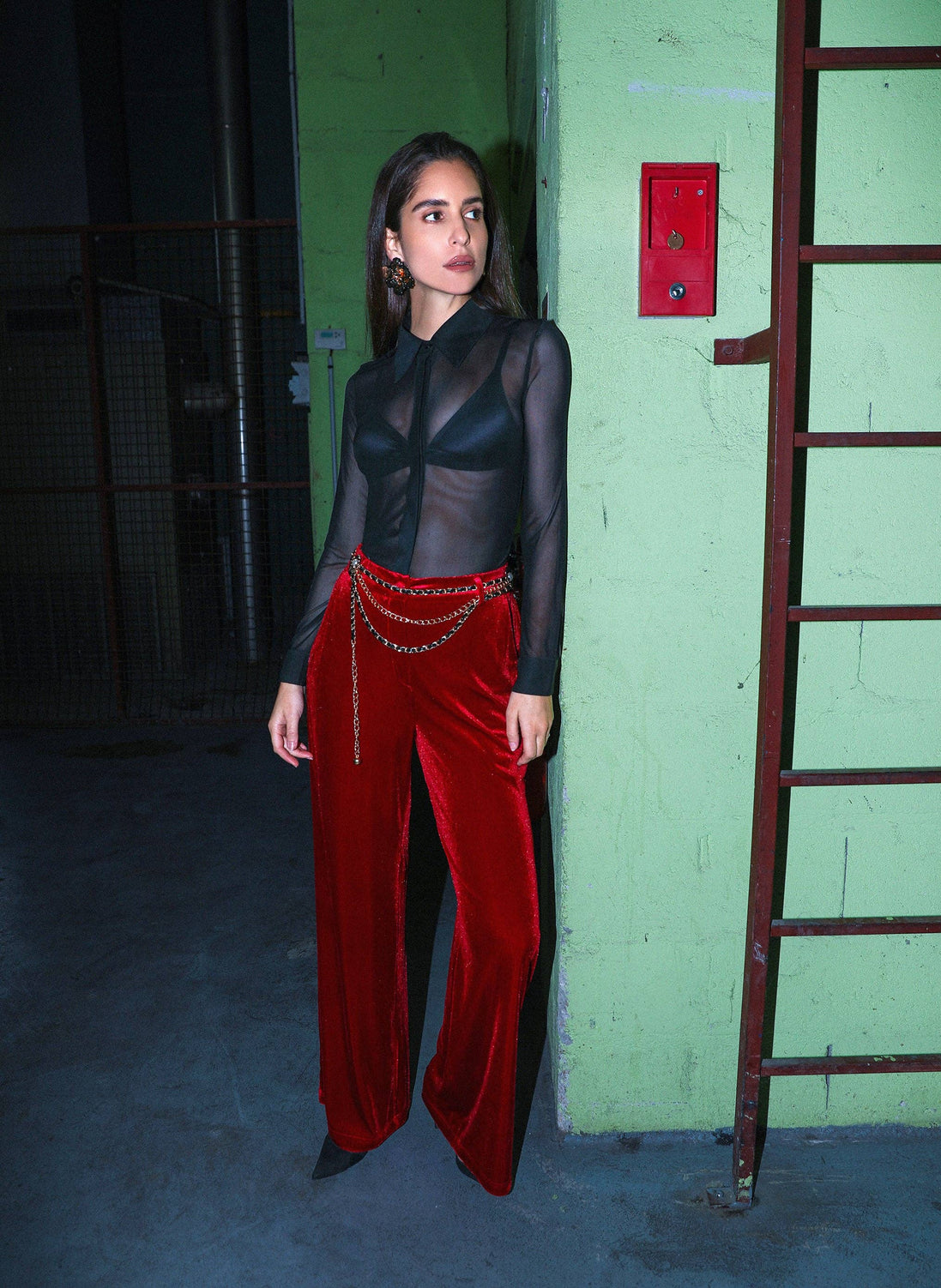 Pontalene Red Pants