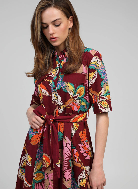 Jaba Cherry Long Dress