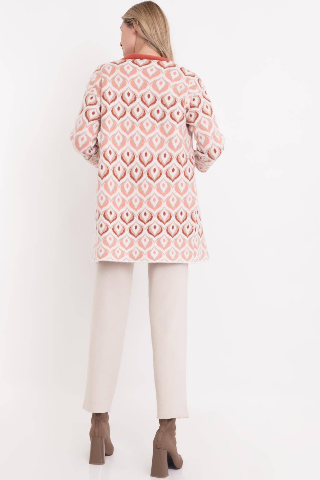 Geometric Knit Cardigan