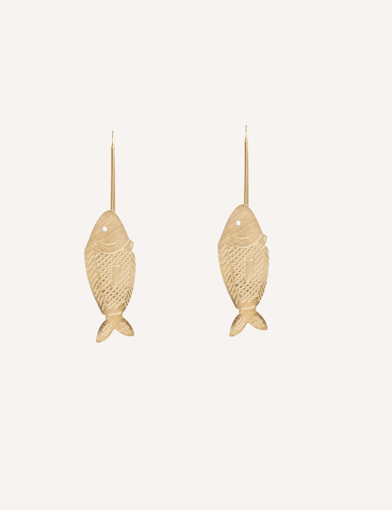 Fish Flat Earrings
