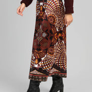 Roby Long Satin Skirt