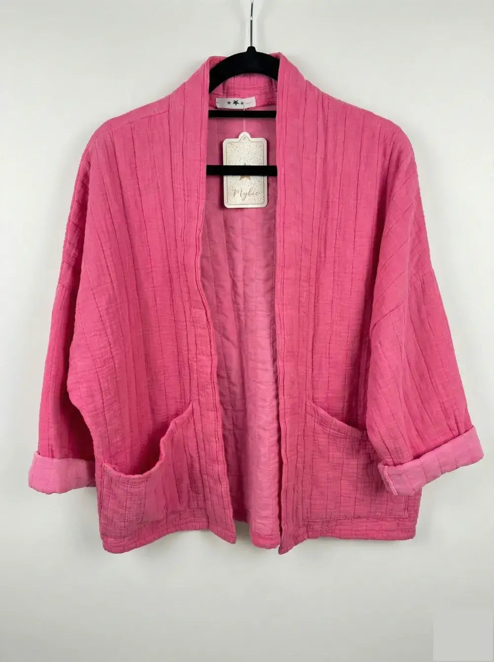 Quilted Jacket in Cotton Gauze