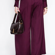Wine Satin Set