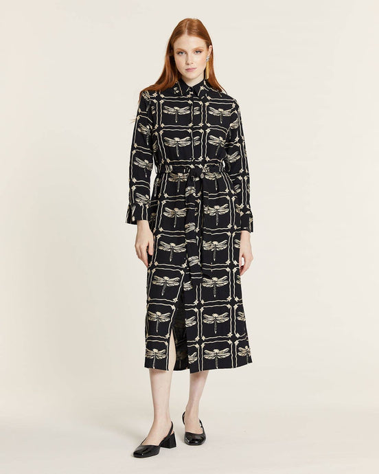 Dragonfly Embroidery Dress