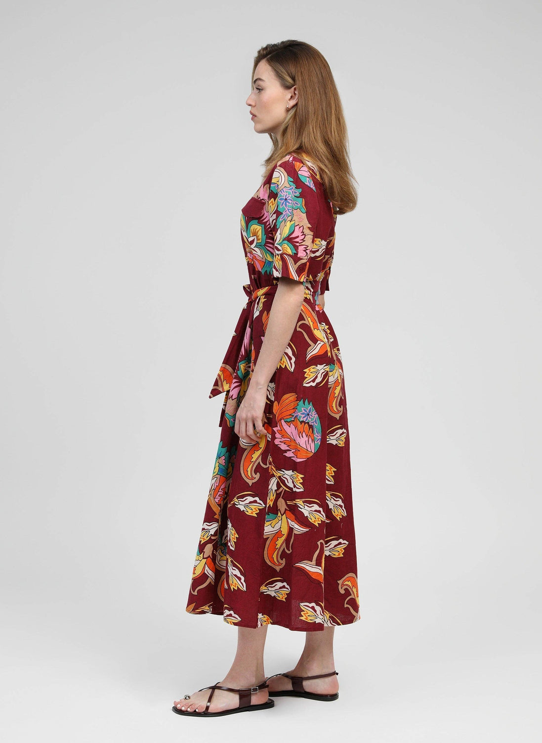 Jaba Cherry Long Dress