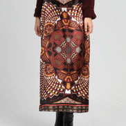 Roby Long Satin Skirt