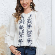 Bohemian Embroidered Shirt