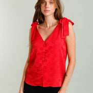 Strappy Top with Bow