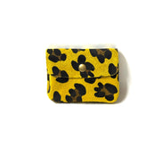 Leopard Print Suede Coin Purse