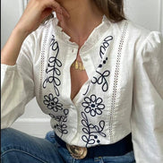 Bohemian Embroidered Shirt