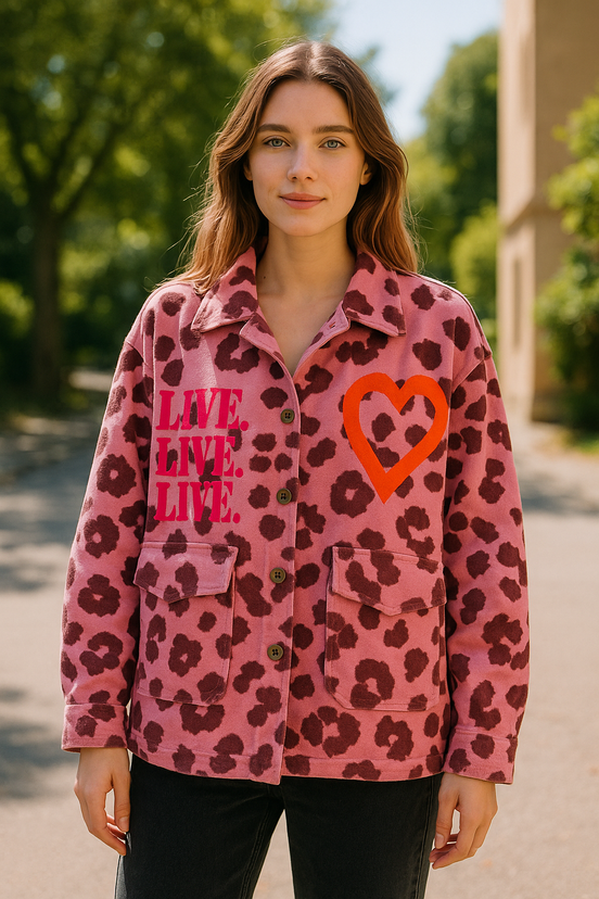 Animal Print & Neon Jacket