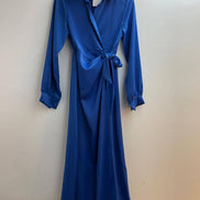 Satin Wrap Dress