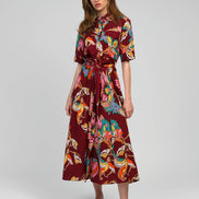 Jaba Cherry Long Dress