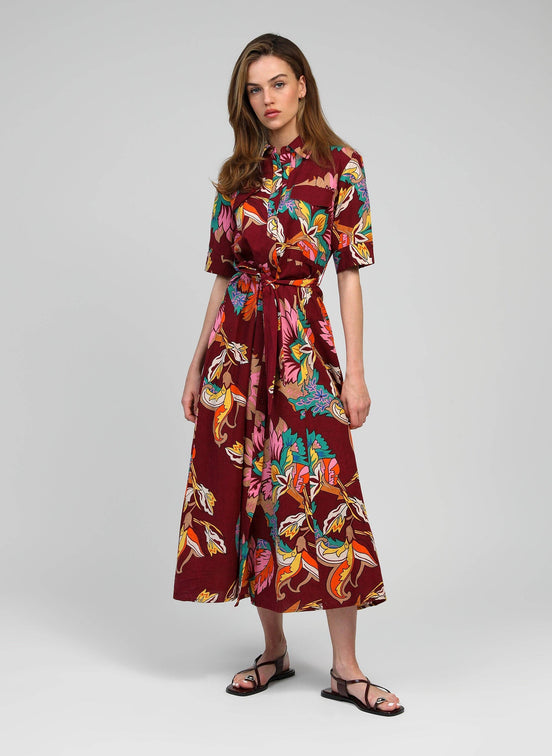 Jaba Cherry Long Dress