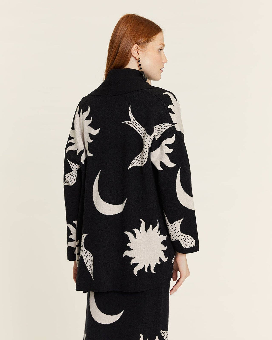 Sun and Moon Knited Kimono