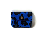 Leopard Print Suede Coin Purse