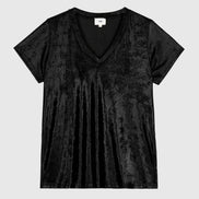 Metallic V-Neck T-shirt