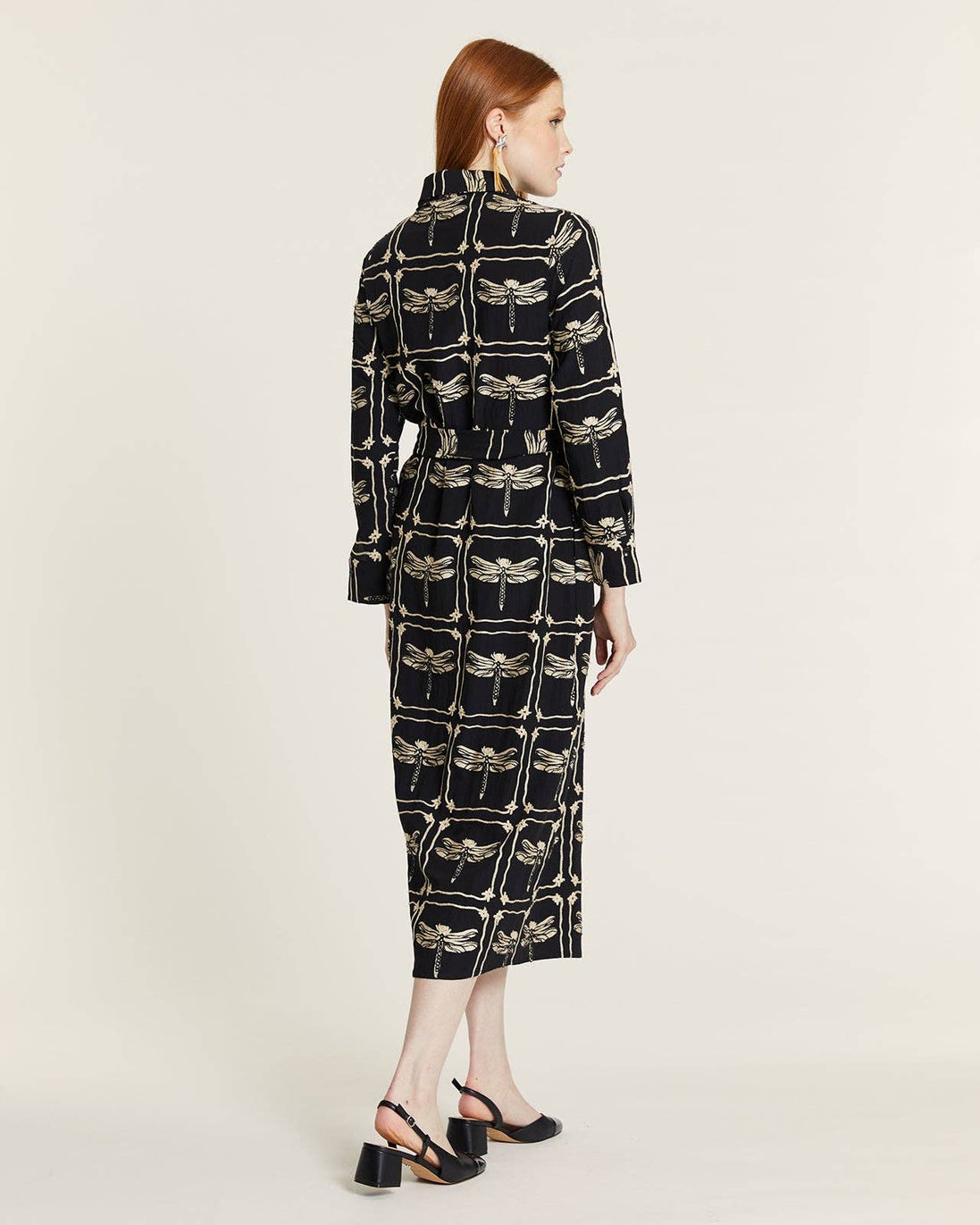 Dragonfly Embroidery Dress