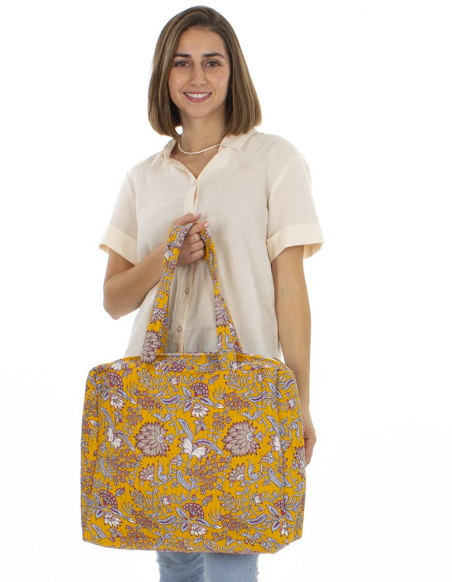 Quilted Cotton Bag