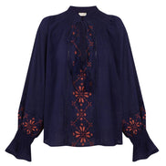 Embroidered Saira Blouse