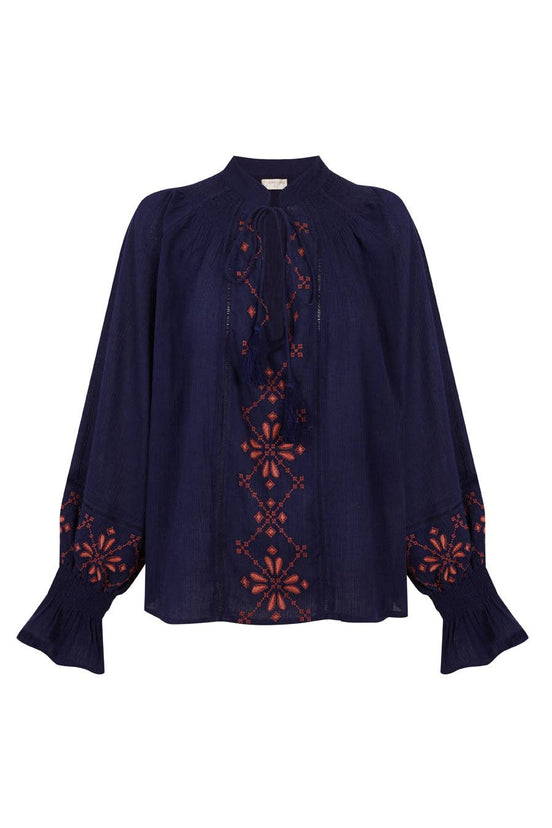 Embroidered Saira Blouse