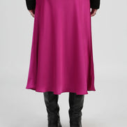 Satin Midi Skirt