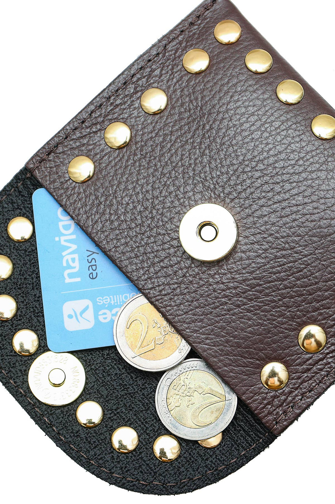 Leina Studed Leather Wallet