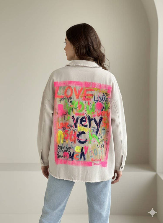 Artistic Oversized Jacket