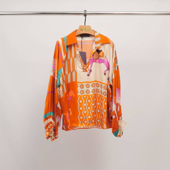 Equestrian Print Tunic