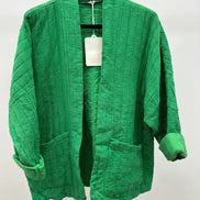 Quilted Jacket in Cotton Gauze