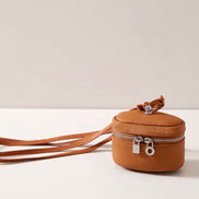 Neck Leather Bag
