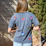 Washed Embroidered T-Shirt