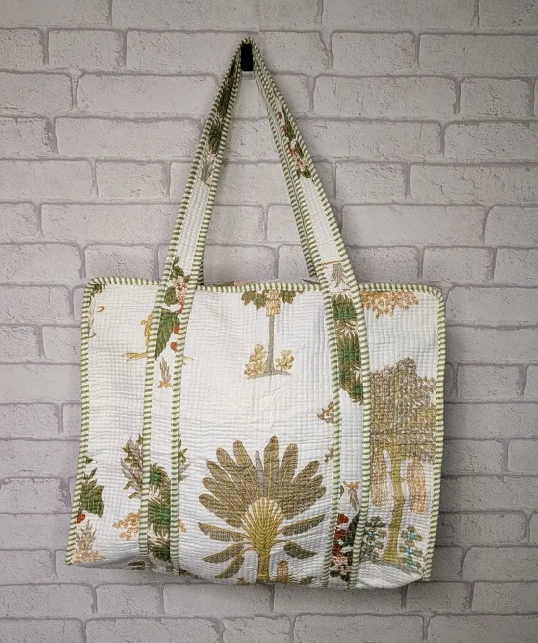 Quilted Indian Cotton Handbags