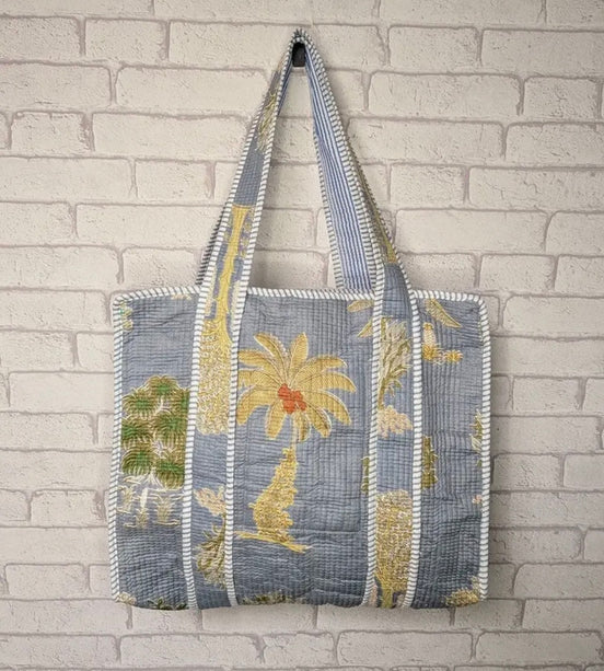 Quilted Indian Cotton Handbags