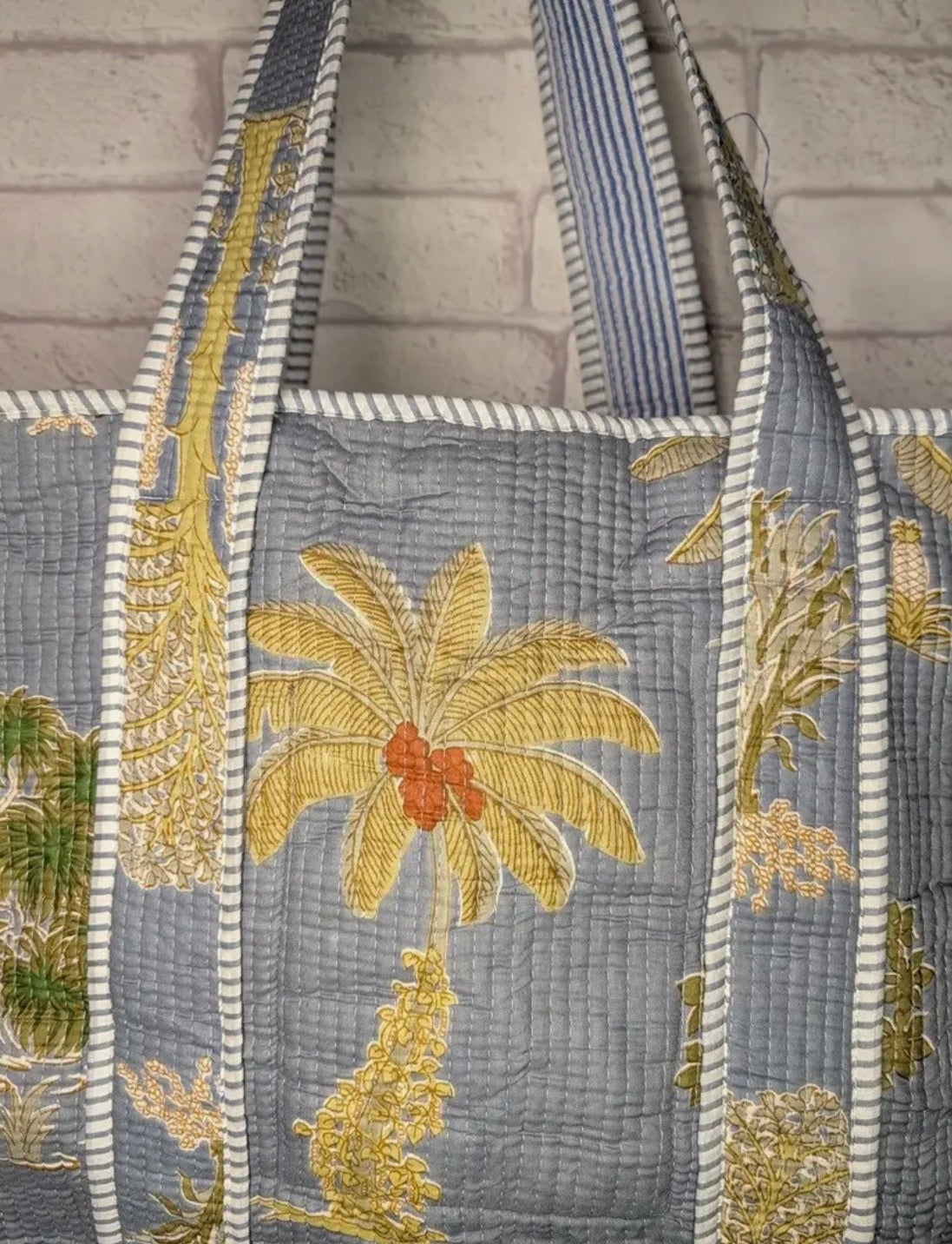 Quilted Indian Cotton Handbags