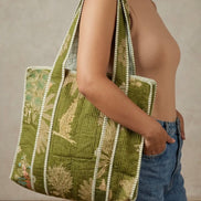 Quilted Indian Cotton Handbags