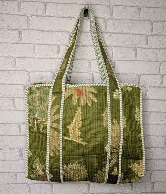 Quilted Indian Cotton Handbags